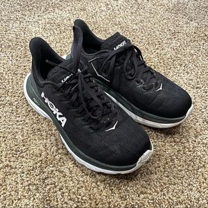 Hoka One One Womens Mach 4 1113529 BDSD Black Running Shoes Sneakers Size 7.5 B